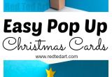 Easy Pop Up Xmas Card Diy Christmas Pop Up Card Pop Up Christmas Cards Easy