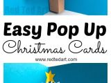 Easy Pop Up Xmas Card Diy Christmas Pop Up Card Pop Up Christmas Cards Easy