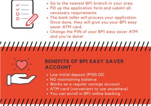 Easy Saver Card Store List How to Open Bpi Easy Saver Savings Account Steps and