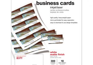 Easy Saver Card Store List Office Depota Brand Matte Business Cards 2 X 3 1 2 White Pack Of 300 Item 717631