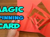 Easy to Do Card Tricks How to Make A Kirigami Magic Spinning Card with Images