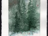 Easy Watercolor Christmas Card Ideas Hand Painted Watercolor Christmas Card Christmas