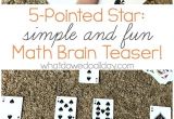 Easy Way to Use Five Card Five Pointed Star A Math Card Puzzle Math Card Games