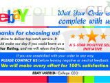Ebay Feedback Request Template Ebay Seller Thank You Feedback Cards Template Free