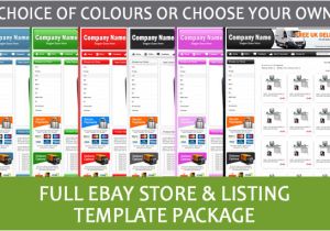 Ebay Storefront Template Professional Ebay Store Shop and Listing Template