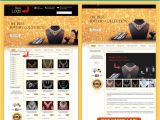 Ebay Storefront Templates Free Custom Ebay Storefront Template Listings Gold Yellow