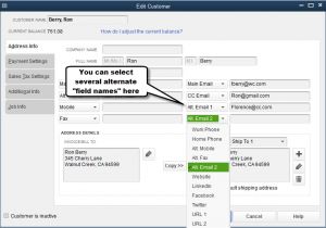 Edit Email Template In Quickbooks Email Quickbooks Invoices to Multiple Recipients