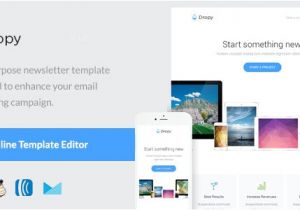 Edit HTML Email Template Dropy Email Template Online Editor WordPress theme