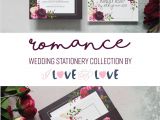 Edit Name On Marriage Card Our Gorgeously Romantic Dark Floral Wedding Stationery