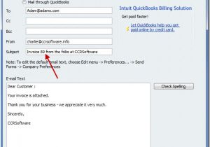 Edit Quickbooks Email Template Inserting the Invoice Number In A Quickbooks Email