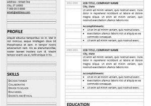 Editable Resume format In Word Jordaan Clean Resume Template