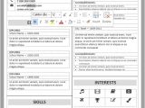 Editable Resume format In Word Well organized Table formatted and Fully Editable Free