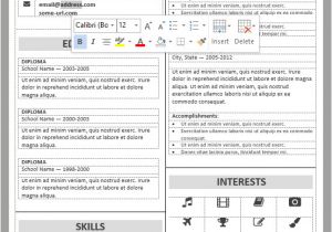 Editable Resume format Word Well organized Table formatted and Fully Editable Free