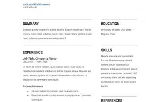 Editable Simple Resume format Resume Templates Editable Editable Resume