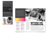 Education Brochure Templates Free Download Adult Education Business School Tri Fold Brochure