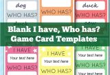 Educational Game Templates I Have who Has Template Learning Games for Kids Game