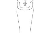 Egyptian Sarcophagus Template Design A Sarcophagus Printable Outline Sarcophagus to