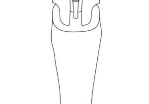 Egyptian Sarcophagus Template Design A Sarcophagus Printable Outline Sarcophagus to