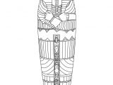 Egyptian Sarcophagus Template Egyptian Sarcophagus Coloring Pages Hellokids Com