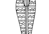 Egyptian Sarcophagus Template Sarcophagus Coloring Page Az Coloring Pages