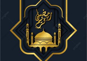 Eid Al Adha Card Design Ramadan Kareem islamic Design with Calligraphy and Mosque