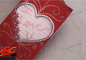 Eid Card Kaise Banate Hain Diy How to Make Valentine S Day Greeting Card Jk Arts 123