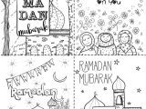 Eid Card Templates to Colour Ramadan Coloring Cards Printable Digital Download
