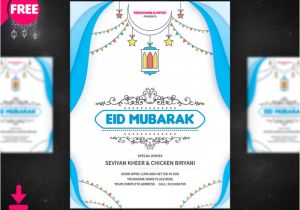 Eid Mubarak Email Template Download Eid Mubarak Flyer Template Freedownloadpsd Com