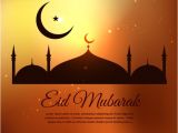 Eid Mubarak Email Template Eid Mubarak Template In Golden tones Vector Premium Download