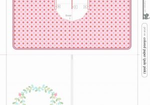 Eid Pop Up Card Template Flower Basket 3d Pop Up Card Style3dcard Pattern 4