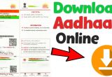 Eid to Download Aadhar Card Aadhar Card Download How to Download Aadhaar Card Online