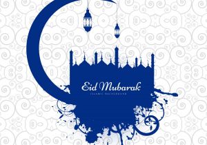 Eid Ul Azha Ke Card Moderner Eid Mubarak Hintergrundkartenvektor Download