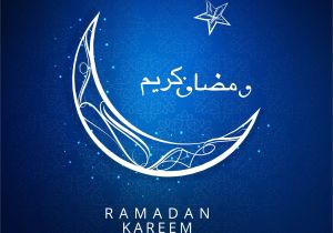 Eid Ul Azha Ke Card Ramadan Kareem Grua Karte Mit Mondhintergrund Download