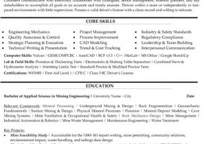 Eit Resume Sample Engineer In Training Resume Sample Template