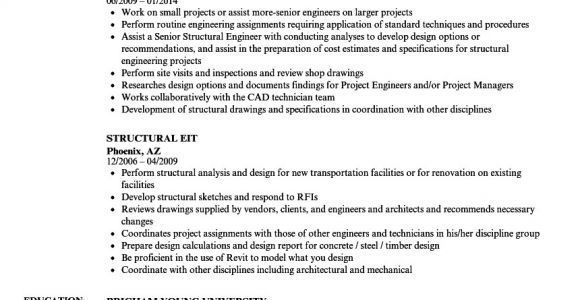 Eit Resume Sample Structural Eit Resume Samples Velvet Jobs