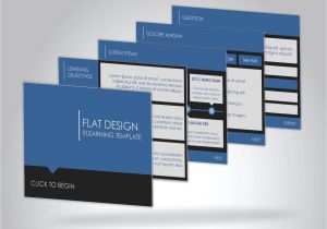 Elearning Heroes Templates Flat Design Elearning Template Articulate Storyline