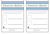 Election Ballots Template Voting Printables for Kids Learning Liftoff