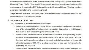 Electrical Contractor Proposal Template Bid Proposal Templates 19 Free Word Excel Pdf