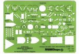 Electrical Drafting Templates Alvin Electric Electronic Template Td1279