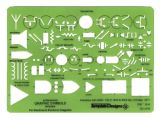 Electrical Drafting Templates Alvin Electric Electronic Template Td1279