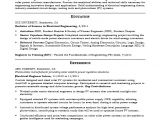 Electrical Engineer Resume New Graduate Entry Level Electrical Engineer Sample Resume Monster Com