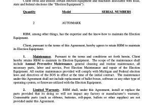 Electrical Maintenance Contract Template Maintenance Agreement Templates 11 Free Word Pdf