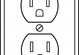 Electrical Outlet Template Electrical Outlet Clipart