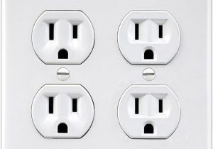 Electrical Outlet Template Prank Double Power Outlet Sticker Holmes Custom
