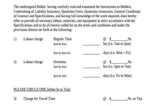 Electrical Work Contract Template 9 Electrical Quotations Templates Free Samples