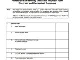 Electrical Work Proposal Template Proposal form Templates