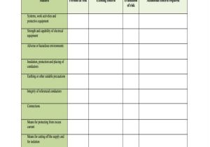 Electricians Risk assessment Template 31 Risk assessment Templates In Pdf Free Premium