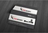 Electronic Business Card Templates Audio Electronics Business Card Template Free Download