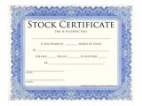 Electronic Stock Certificate Template Blank Stock Certificate Template Printable Stock