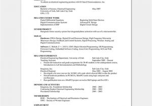 Electronics Engineering Fresher Resume format Resume Template for Freshers 18 Samples In Word Pdf